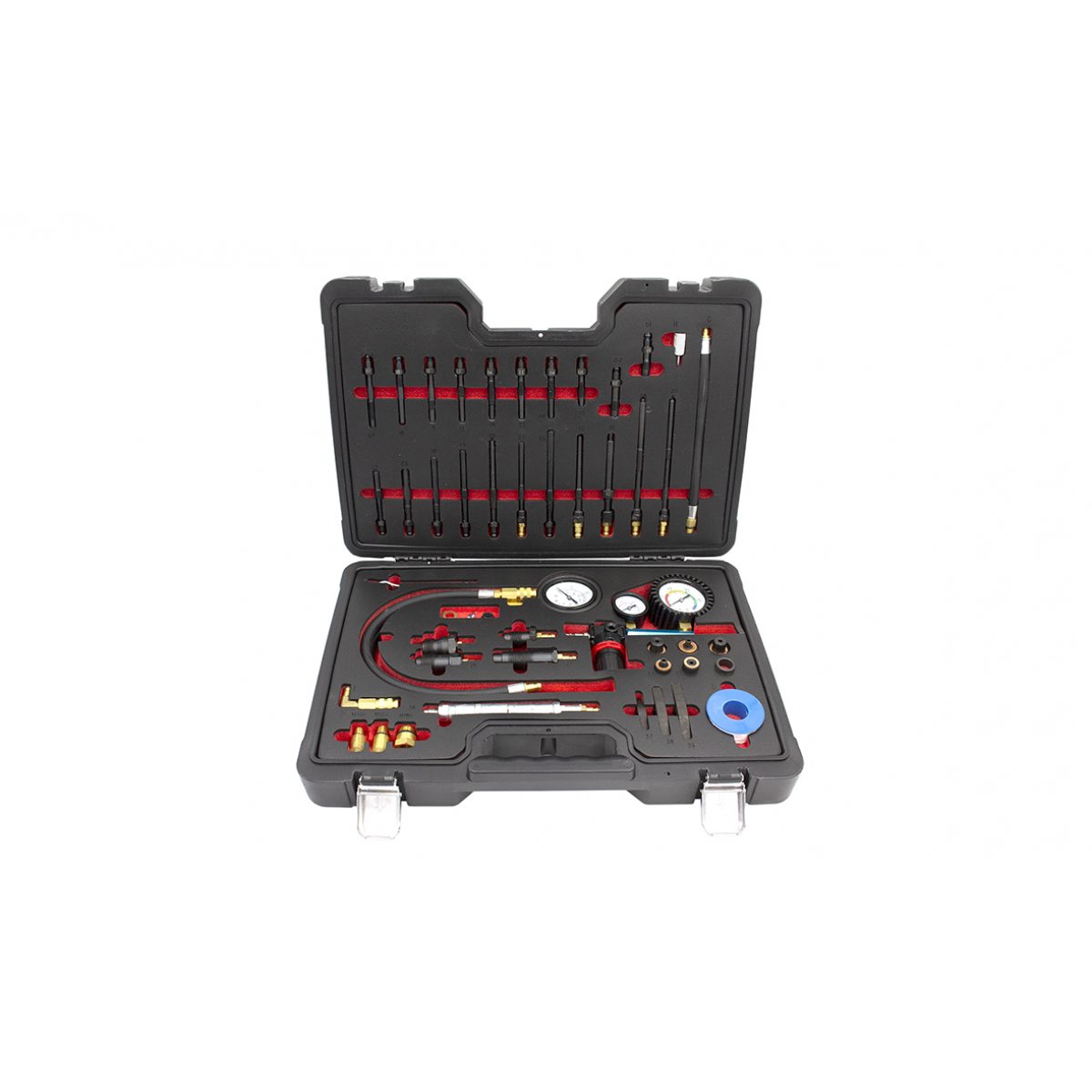 SIXTOL Motor-Tester Set - 10-teiliges Kompressions-Prüfkit 0-7 Bar