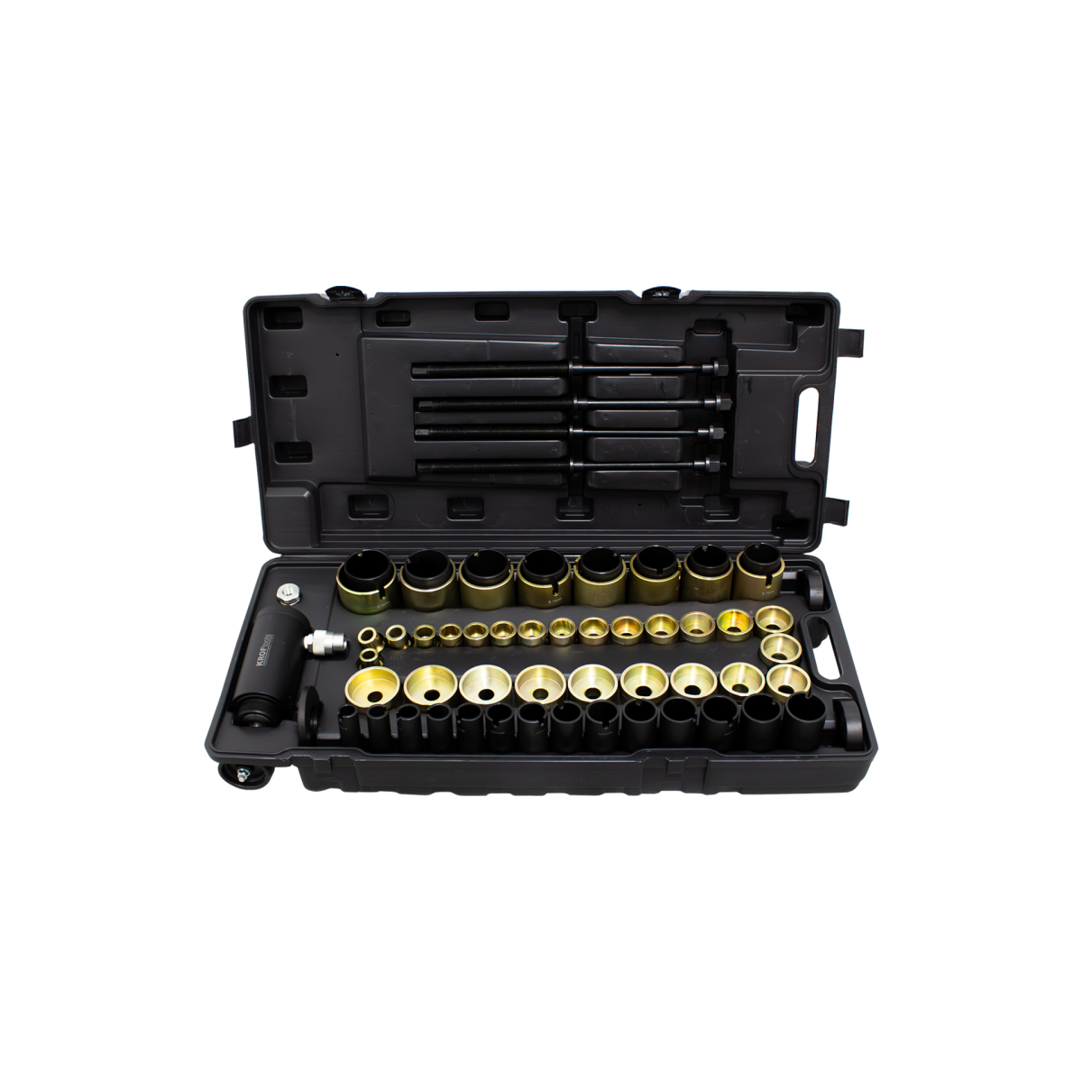 JOGO 63PCS SACAR / COLOCAR ROLAMENTOS E CASQUILHOS HIDRÁULICO - 6329 -  KROFTOOLS